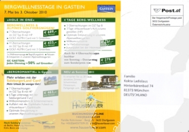 Dorfgastein - A 2010 95 001 ●